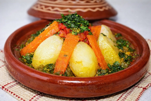 Le tajine, une des spécialités servies à l'auberge
